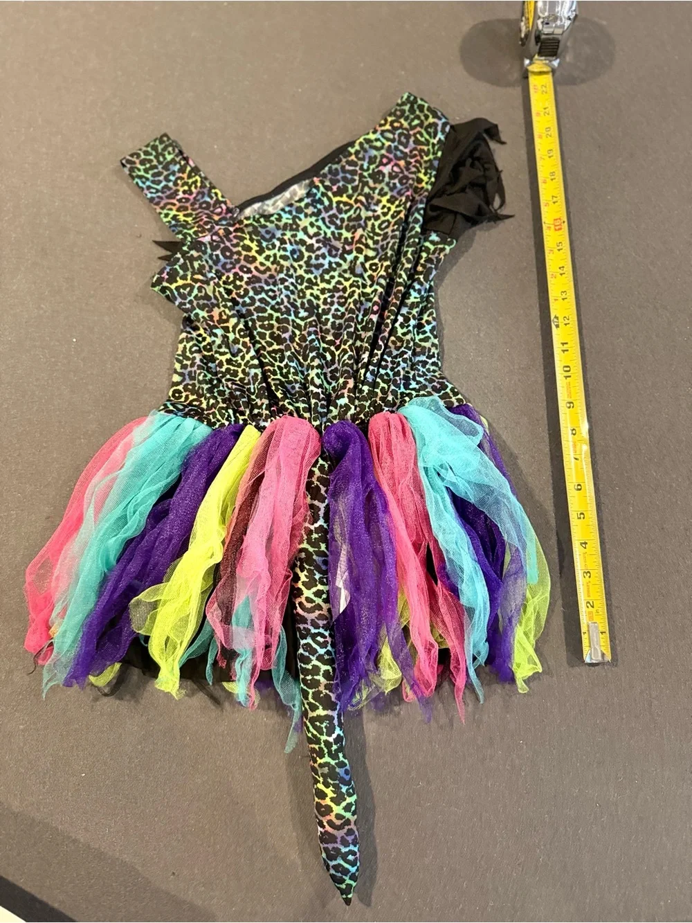 Spirit Halloween Costume Wild Rainbow Cat - Kids Size Medium (8-10) - Picture 3 of 15